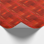 Papier Cadeau Papier d'enveloppement rouge amour (Coin)