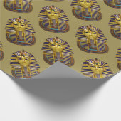 Papier Cadeau Papier d'enveloppement Royal or d'Égypte (Coin)