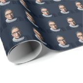Papier Cadeau Papier d'enveloppement Ruth Bader Ginsburg (Coin rond)