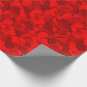 Papier Cadeau Papier d'enveloppement Saint-Valentin rouge-bordea (Coin)