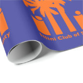 Papier Cadeau Papier d'enveloppement San Diego Illini (Coin rond)