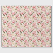 Papier Cadeau Papier d'enveloppement Soft Peony Dreams (Plat)