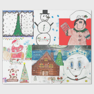 Papier Cadeau Papier d'enveloppement solaire