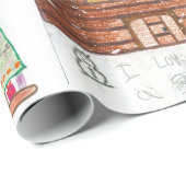 Papier Cadeau Papier d'enveloppement solaire (Coin rond)