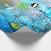 Papier Cadeau Papier d'enveloppement sous-marin 1 (Coin)