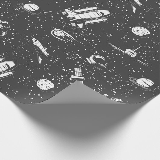 Papier Cadeau Papier d'enveloppement spatial (Coin)