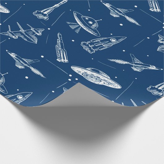 Papier Cadeau Papier d'enveloppement spatial (Coin)