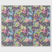 Papier Cadeau Papier d'enveloppement succulent pour le jardinage (Plat)