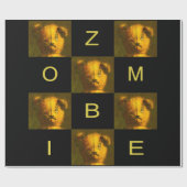 Papier Cadeau Papier d'enveloppement Teddy Zombie (Plat)