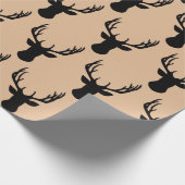 Papier Cadeau Papier d'enveloppement - Tête de cerf de cerf de B (Coin)