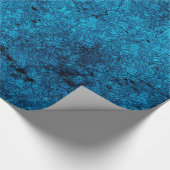Papier Cadeau Papier d'enveloppement turquoise bleu désossé Goth (Coin)