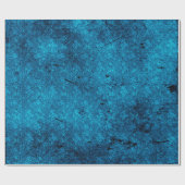 Papier Cadeau Papier d'enveloppement turquoise bleu désossé Goth (Plat)