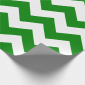 Papier Cadeau Papier d'enveloppement vert et blanc extra-grand f (Coin)