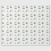 Papier Cadeau Papier d'enveloppement vert pour vacances (Plat)