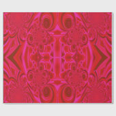 Papier Cadeau Papier d'enveloppement vibrant rouge (Plat)