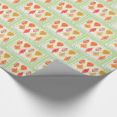 Papier Cadeau Papier d'enveloppement Vintage de vacances (Coin)