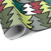 Papier Cadeau Papier d'enveloppement XXL Arbres (Coin rond)