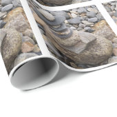 Papier Cadeau Papier d'enveloppement Zen Rock (Coin rond)