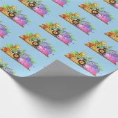 Papier Cadeau Papier d'enveloppement Zoo Amis (Coin)