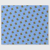 Papier Cadeau Papier d'érection de flocons de neige lil' Dragon (Plat)