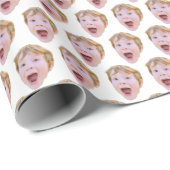 Papier Cadeau Papier d'habillage personnalisé | Cadeaux d'annive (Coin rond)