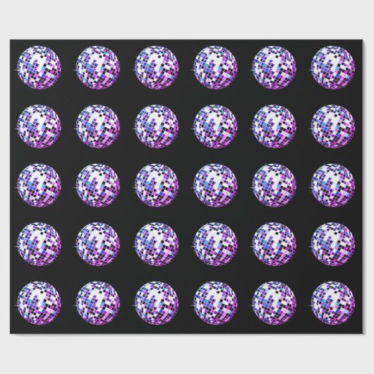 Papier Cadeau Papier Disco Ball Wrapper (Plat)