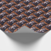 Papier Cadeau Papier Doberman Wrapper Papier Doberman Pinscher (Coin)