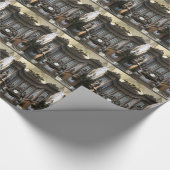 Papier Cadeau Papier d'organe de tuyau de St Sulpice (Coin)