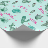 Papier Cadeau Papier écorce de Cactus mignon (Coin)