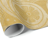 Papier Cadeau Papier égyptien d'emballage cadeau de conception (Coin rond)