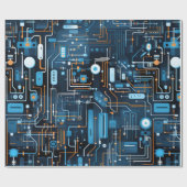 Papier Cadeau Papier électronique d'enrobage de circuits (Plat)