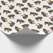 Papier Cadeau Papier en bois de Buffalo d'insigne (Coin)