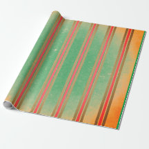PAPIER EN FROMAGE ROUGE ET VERT STRIPES SUR GRIS