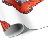 PAPIER CADEAU PAPIER EN LAVAGE BOUTEILLES NOIRES ET ROUGES BLANC (Coin rond)