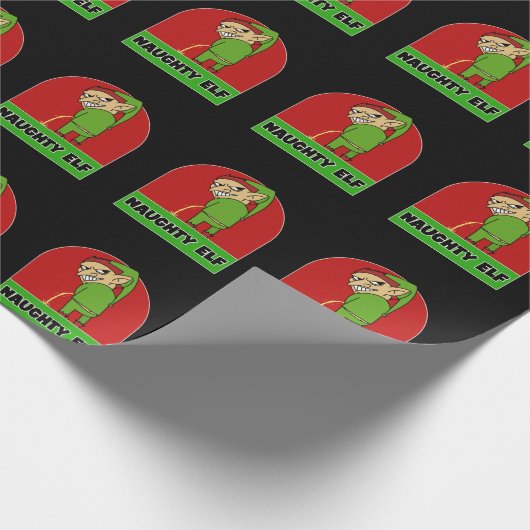PAPIER CADEAU PAPIER EN LIVRAISON ELF RUDE CHRISTMAS (Coin)