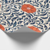 PAPIER CADEAU PAPIER EN MODÈLE FLORAL CHINOIS (Coin)