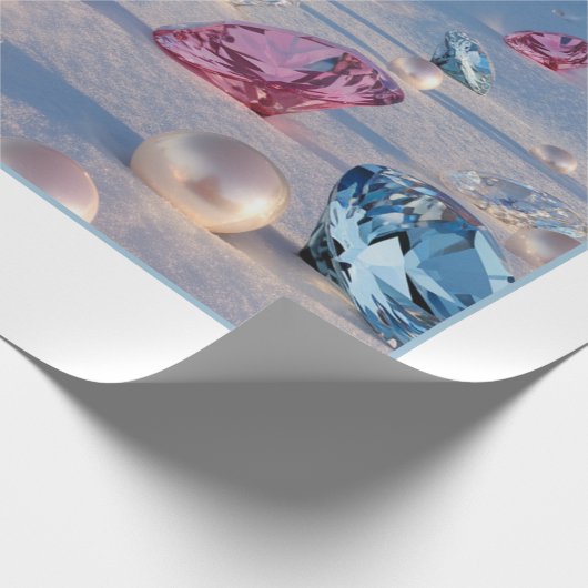 Papier Cadeau Papier Enchanté Hiver Élégance Enchantée (Coin)