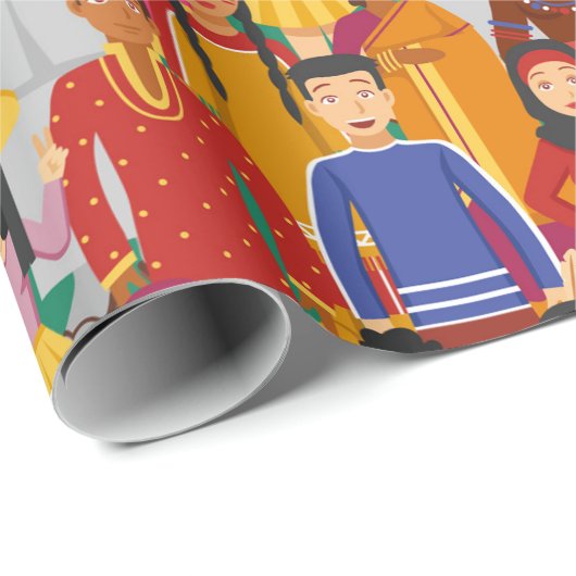 Papier Cadeau Papier enveloppant (Coin rond)