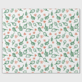 Papier Cadeau Papier enveloppant de Noël (Plat)