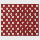 Papier Cadeau Papier Enveloppant Du Père Noël, Enveloppement Cad (Plat)