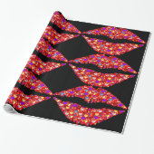 Papier Cadeau papier enveloppant les lèvres d'amour (Déroulé)