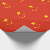 Papier Cadeau Papier enveloppé avec Drapeau de Chine (Coin)