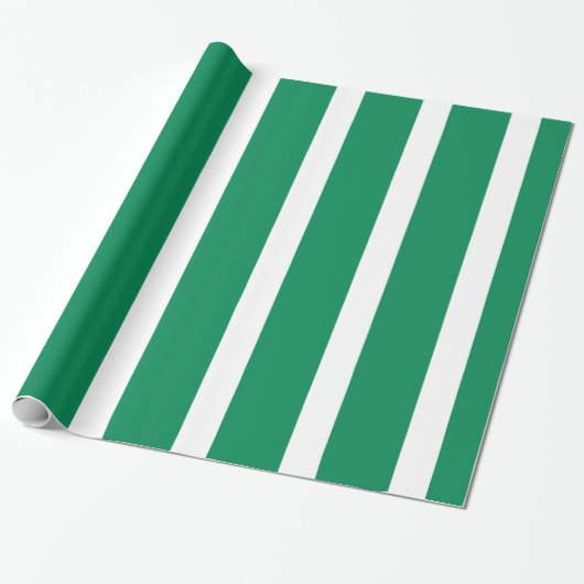 Papier Cadeau Papier enveloppé avec Drapeau du Nigeria (Déroulé)