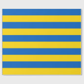 Papier Cadeau Papier enveloppé avec le drapeau de l'Ukraine (Plat)