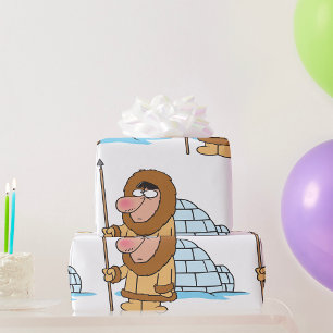 Papier Cadeau Papier Eskimo Et Igloo