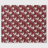 Papier Cadeau Papier fait sur commande de Noël de papier (Plat)