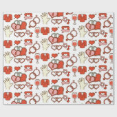 Papier Cadeau Papier fiançailles (Plat)