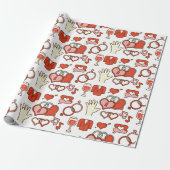 Papier Cadeau Papier fiançailles (Déroulé)