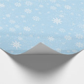 Papier Cadeau Papier-flocons de neige de Noël (Coin)