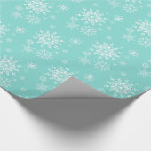 Papier Cadeau Papier-flocons de neige de Noël (Coin)